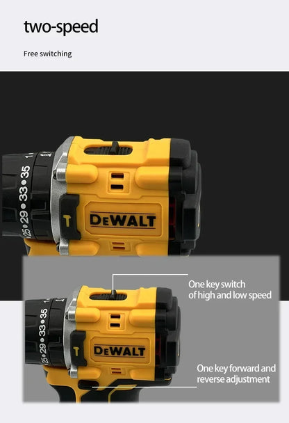 DEWALT Lithium Battery 20V Rechargeable Brushless Compact Electric Screwdriver Hand Drill Impact Drill DCD805