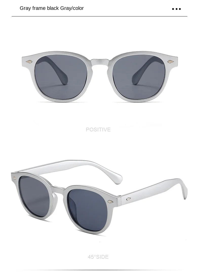 2024 New Vintage Rectangle Sunglasses Men Women