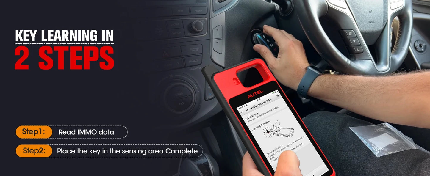 Autel KM100 KM100X Key Fob Programmer Universal Smart Key Generator Remote Immobilizer Tool