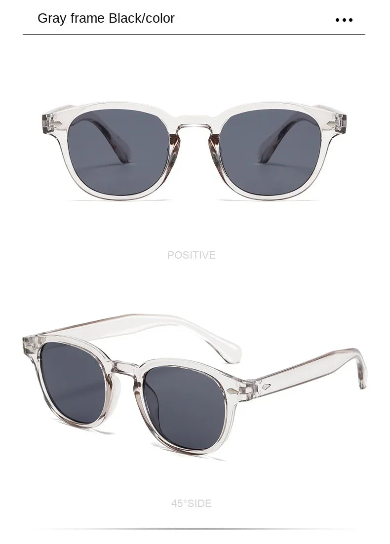 2024 New Vintage Rectangle Sunglasses Men Women