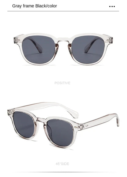 2024 New Vintage Rectangle Sunglasses Men Women