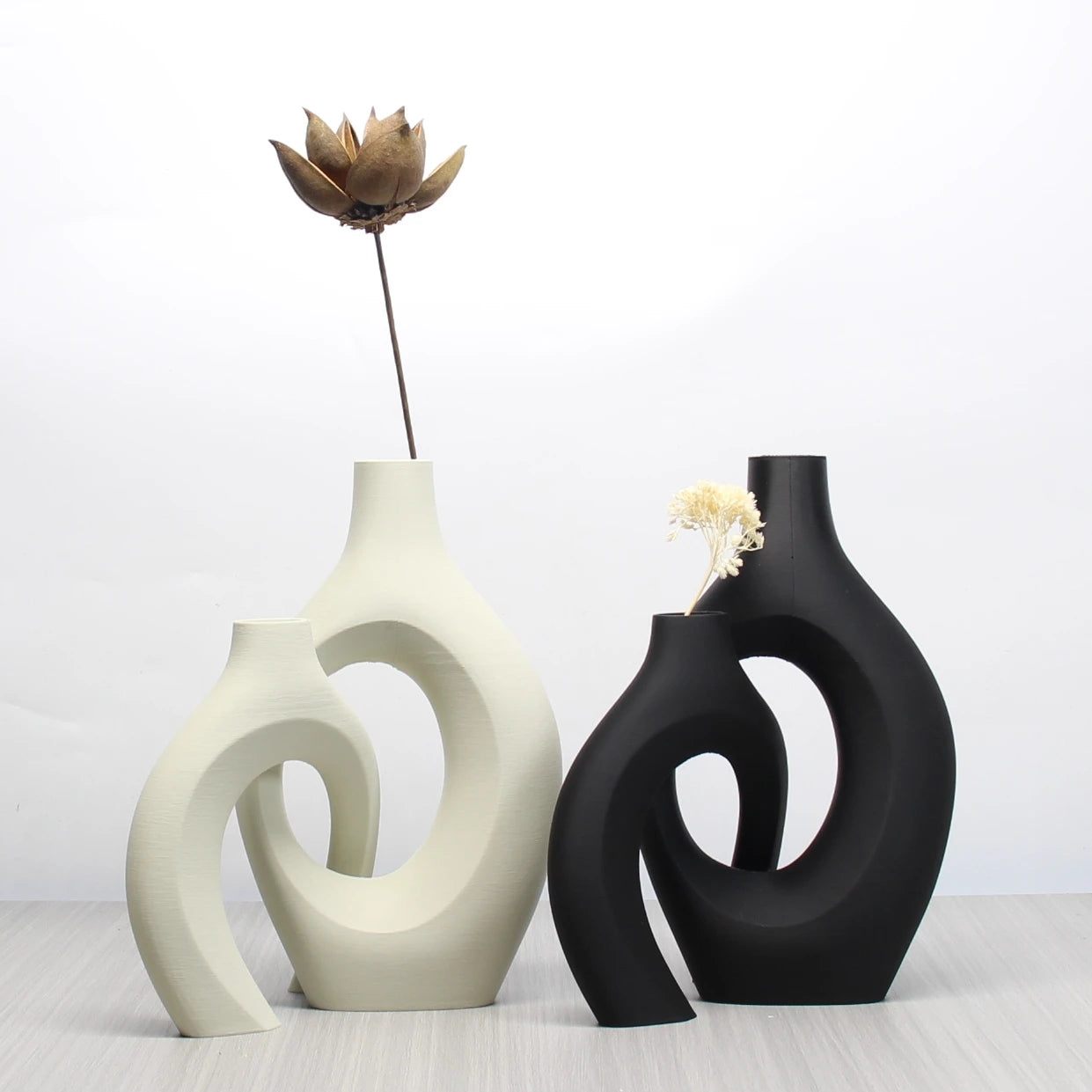 Home  Decoration Vases Set of Bohemian Style Art Vases, Perfect Choice for Home and Office Decoration, Suitable for Living Room, Bedroom and Wedding Center Furnishings