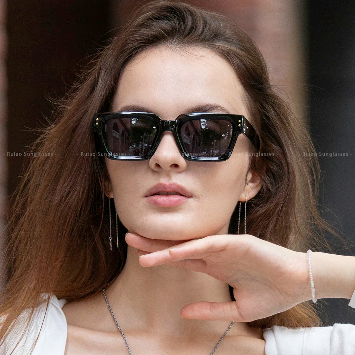 Ruiao 2025 Whole Luxury Premium Shades Designer Black Brand Sunglasses