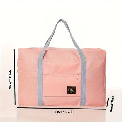 1 set of foldable large capacity travel luggage bag