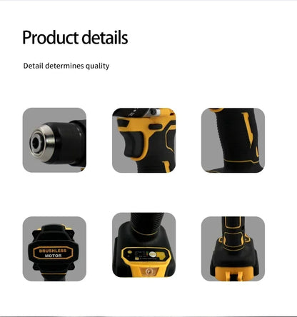 DEWALT Lithium Battery 20V Rechargeable Brushless Compact Electric Screwdriver Hand Drill Impact Drill DCD805