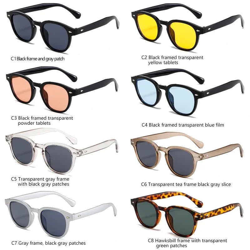 2024 New Vintage Rectangle Sunglasses Men Women