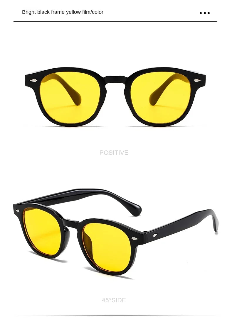 2024 New Vintage Rectangle Sunglasses Men Women
