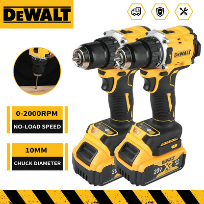 DEWALT Lithium Battery 20V Rechargeable Brushless Compact Electric Screwdriver Hand Drill Impact Drill DCD805