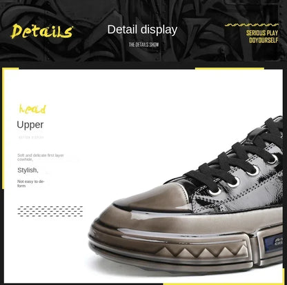 men sneakers Shoes for Men Man Male Genuine Leather Casual Shoes Man Fashion Comfortable Luxury Designer male Shoess