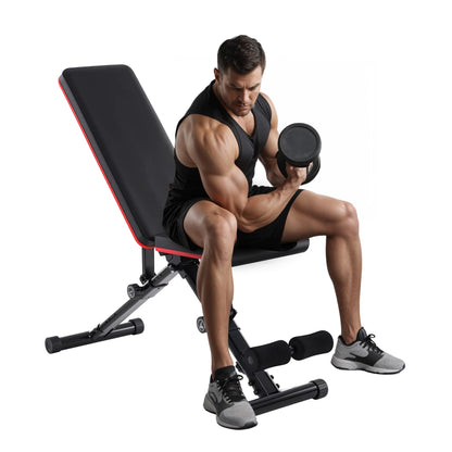 Adjustable Weight Bench 795LB Capacity Foldable Workout Bench Press