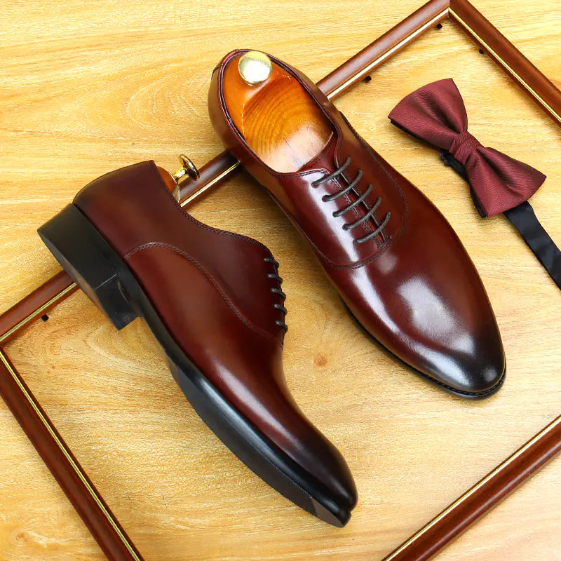 The Breathable British Leather Shoes for Men