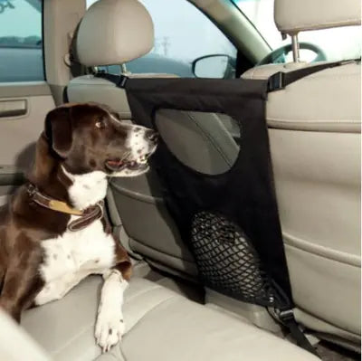Pet Car Accessories - Rear Seat Pet Barrier for Dogs