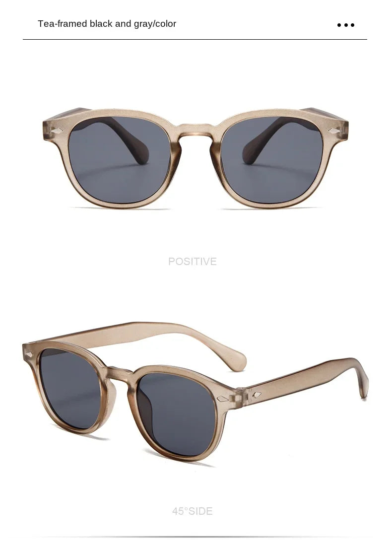 2024 New Vintage Rectangle Sunglasses Men Women