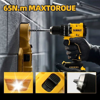 DEWALT Lithium Battery 20V Rechargeable Brushless Compact Electric Screwdriver Hand Drill Impact Drill DCD805