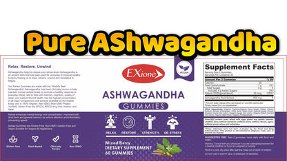 Exione Ashwagandha for stress relief