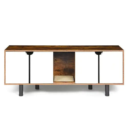 Cat Litter Box Enclosure For 2 Cats