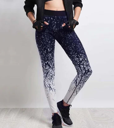Women's Breathable Yoga Leggings - Slim Fit Sports Pants