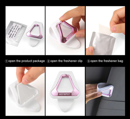 Car Air Freshener Clip - Creative Sunshade Hanging Scent