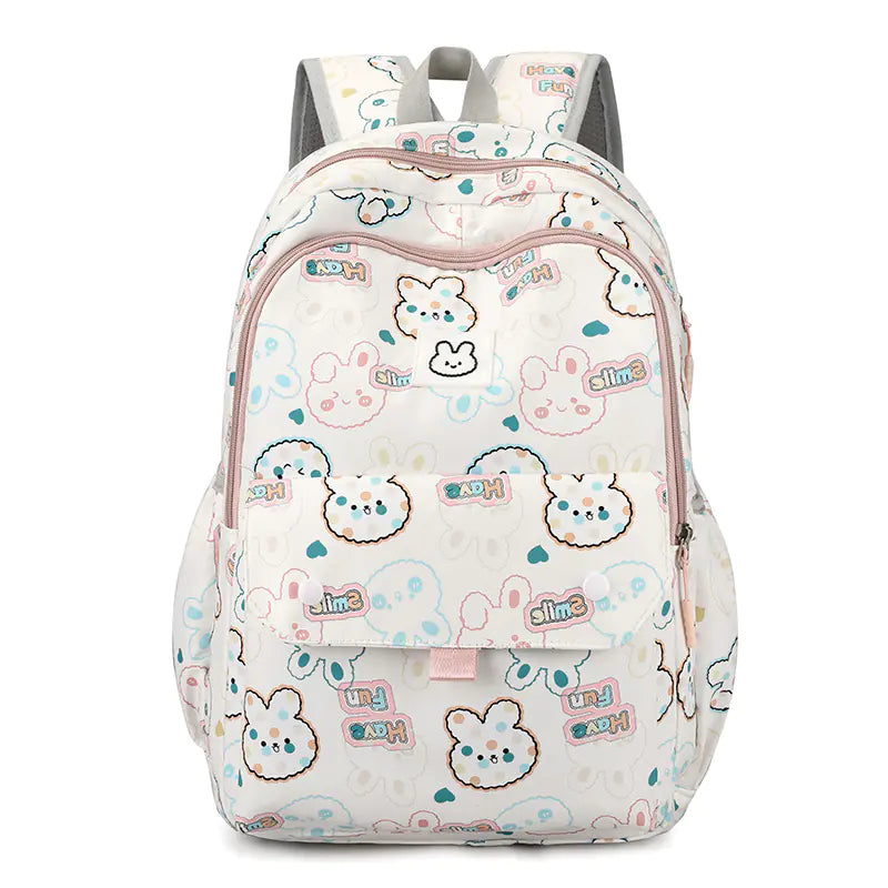 Cute Girls' Lightweight Multi-layer School Backpack