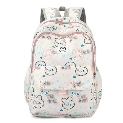 Cute Girls' Lightweight Multi-layer School Backpack
