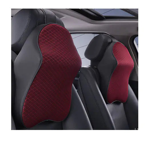 Car Neck Pillow with Memory Foam Support Cushion