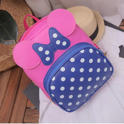 Stylish Girls' Cartoon Backpack for Kindergarten