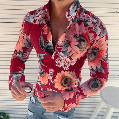 Hawaiian Casual Polyester Men's Shirt