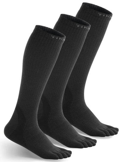 TikMox Toe Socks Crew Breathable Running Socks