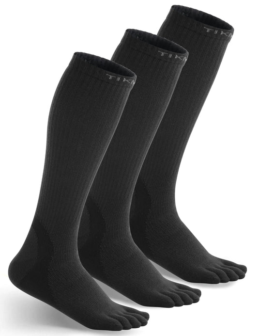 TikMox Toe Socks Crew Breathable Running Socks