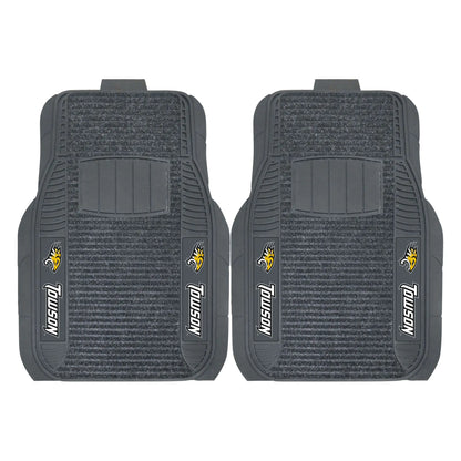 FANMATS 17125 Towson Tigers 2-Piece Deluxe Car Mat Set