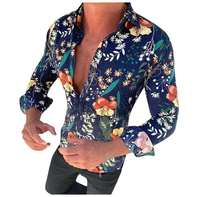 Hawaiian Casual Polyester Men's Shirt