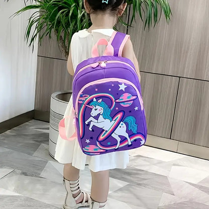 Cute Cartoon Backpack for Kindergarten Girls