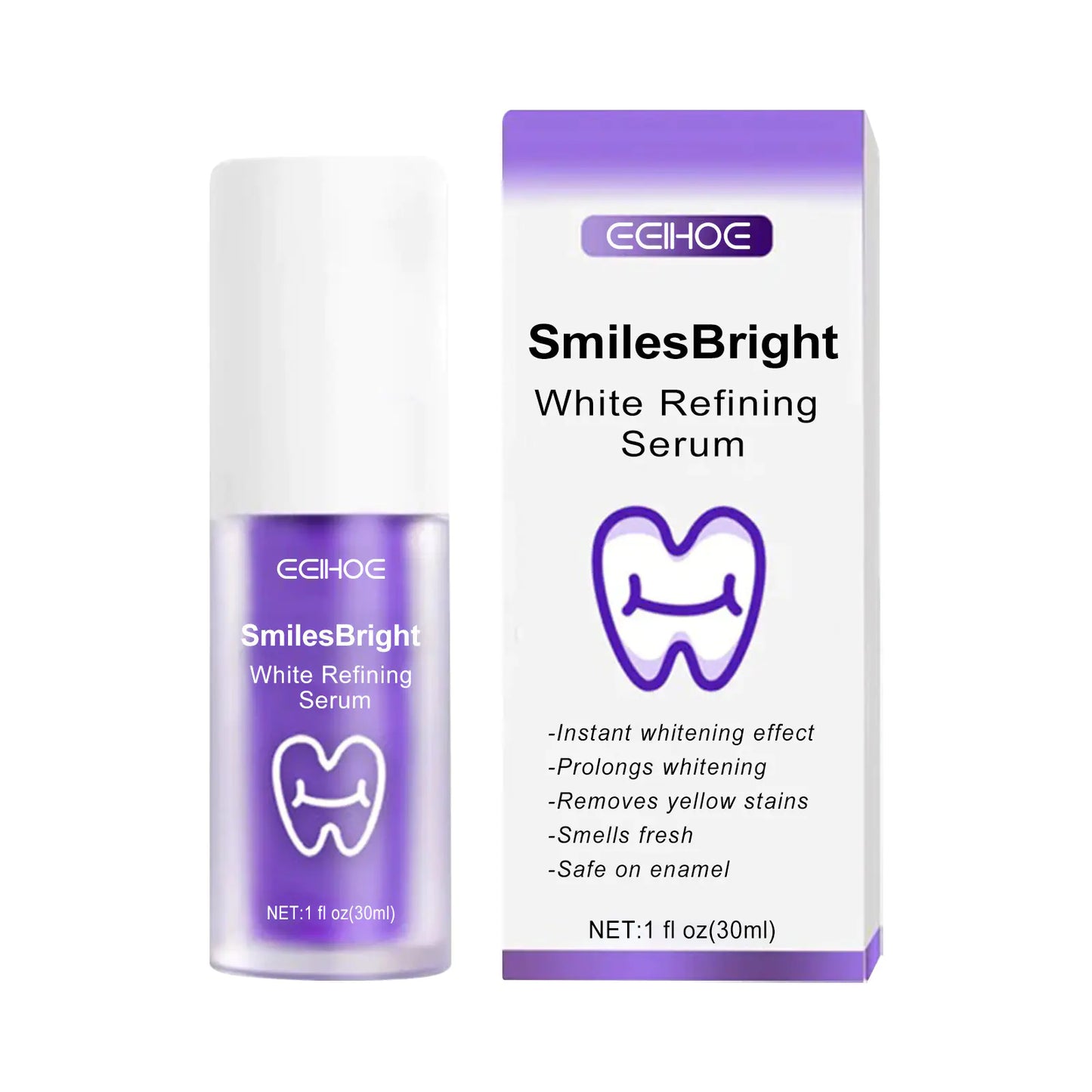 EELHOE Purple Whitening Toothpaste for Oral Care