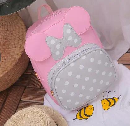 Stylish Girls' Cartoon Backpack for Kindergarten