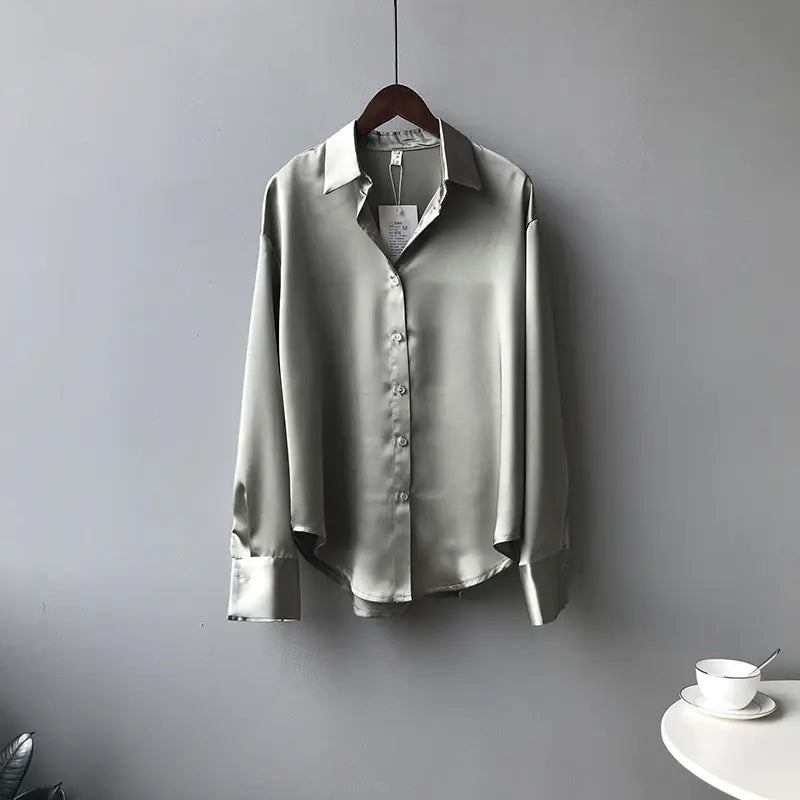 2020 Autumn Korean Style Loose Long Sleeve Shirt