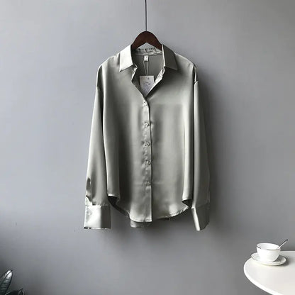 2020 Autumn Korean Style Loose Long Sleeve Shirt