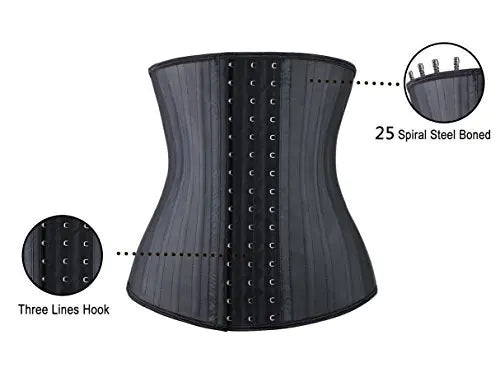 Latex Waist Trainer Corset Shapewear Modeling Belt