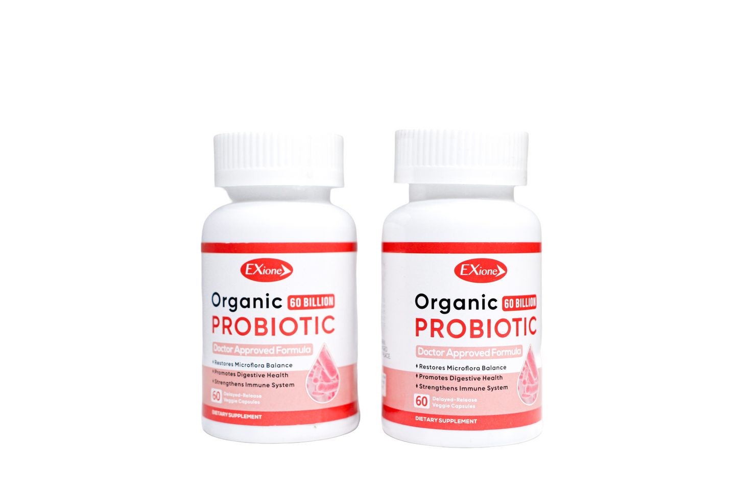 2 Bottles Probiotic For Digestion