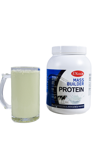 Exione Mass Builder Protein Powder Vanilla And Chocolate Flavor