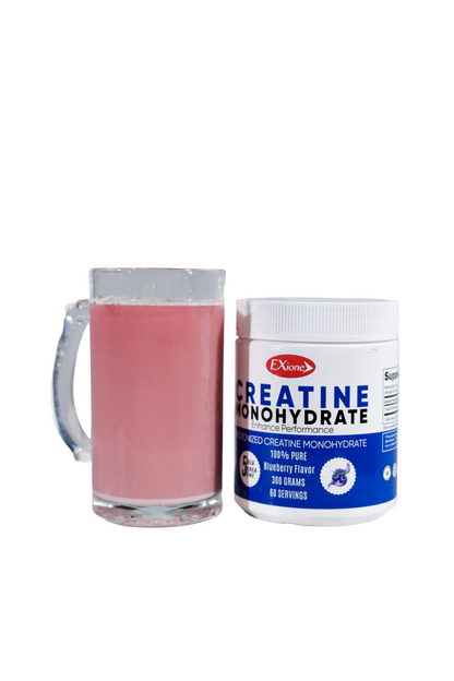 Exione  Chocolate Mass Builder Protein powder And Blueberry Creatine Monohydratew
