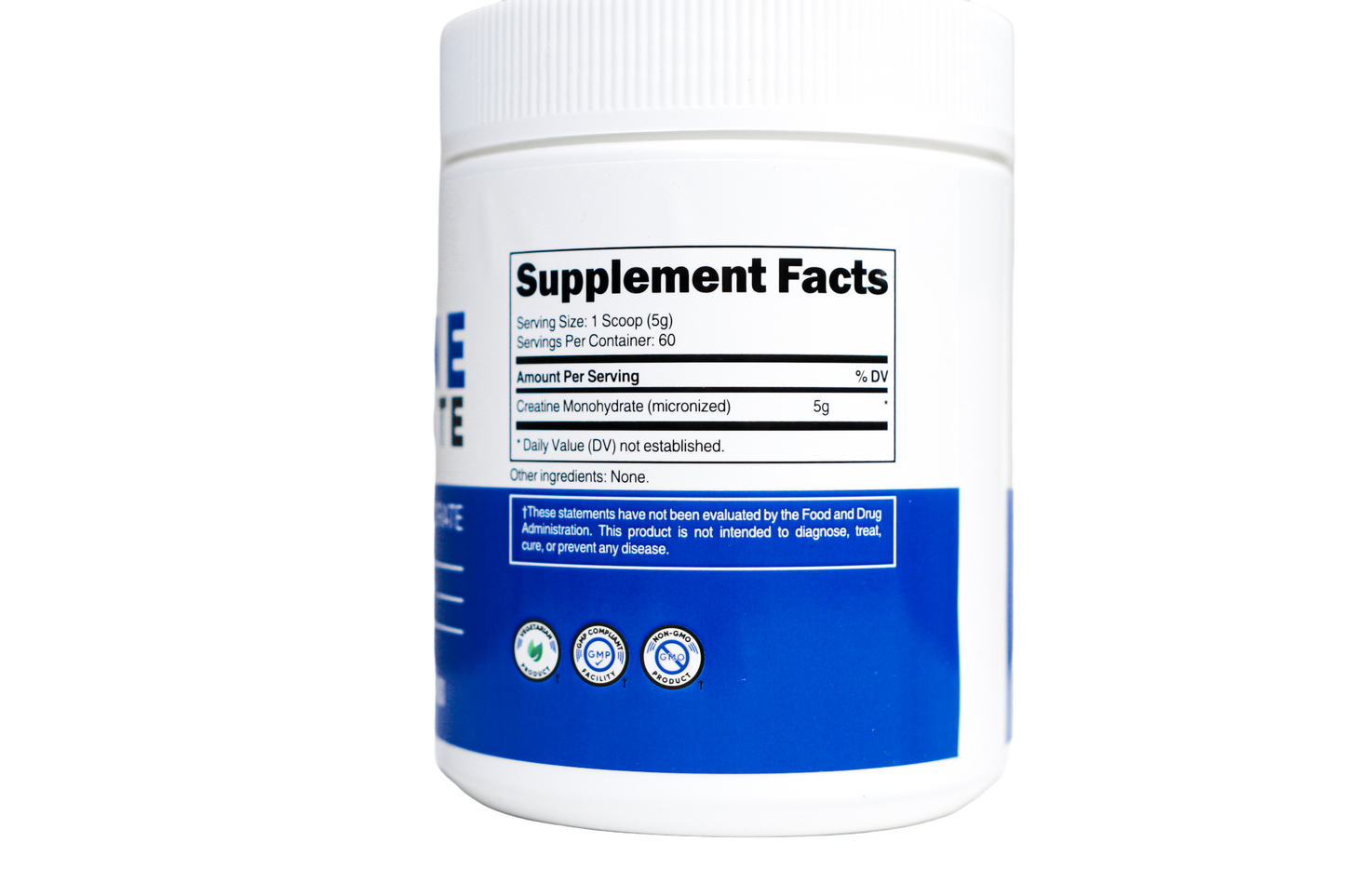 Exione 100% Pure Unflavored Micronized Creatine Powder 300g Muscle Growth Support Supplement