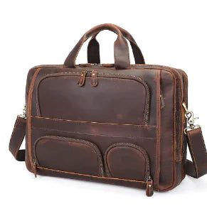 Madrid Genuine Leather Executive Briefcase 17-inch (One Unit)
