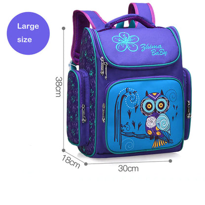 Cute 3D Cartoon Russian School Backpack