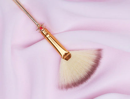 Sakura Anime Makeup Brush Set - 6 Brushes for Beginners