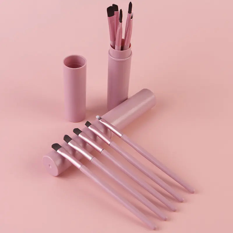 Pink Eye Makeup Brush Set of 5 - H1037_PU