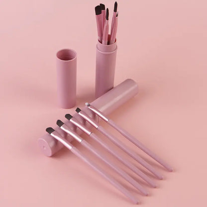 Pink Eye Makeup Brush Set of 5 - H1037_PU