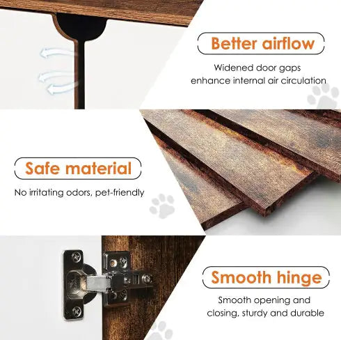 Cat Litter Box Enclosure For 2 Cats