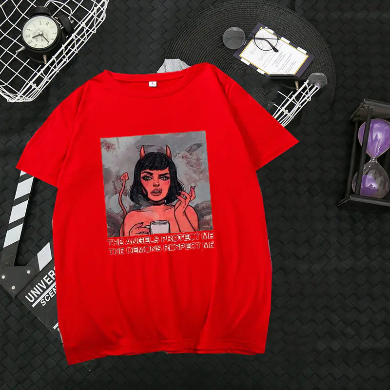 Trendy Women's Loose-Fit Short Sleeve T-Shirt