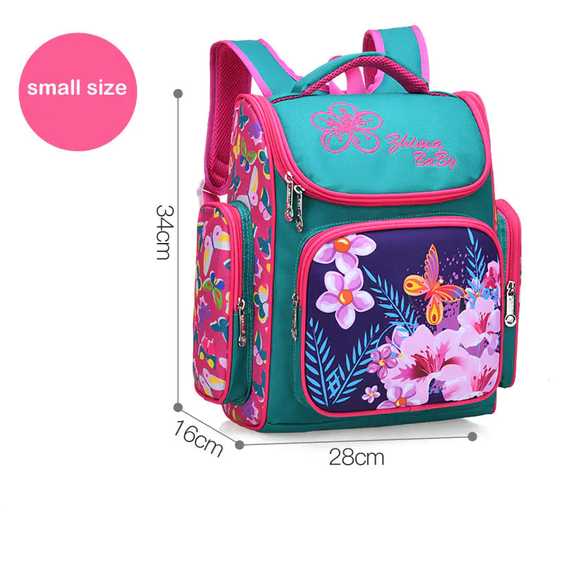 Cute 3D Cartoon Russian School Backpack