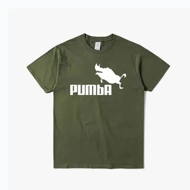 Cute Pumba Casual Cotton T-Shirt for Men and Women